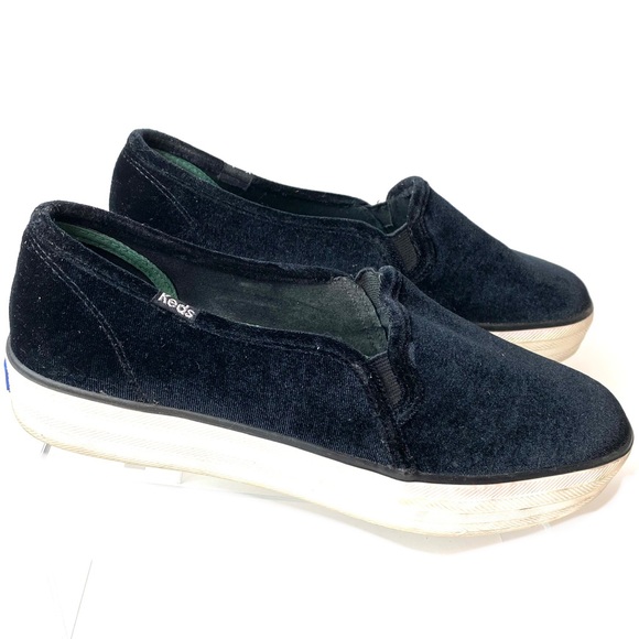 Velvet Keds platform 1.5” slip ons